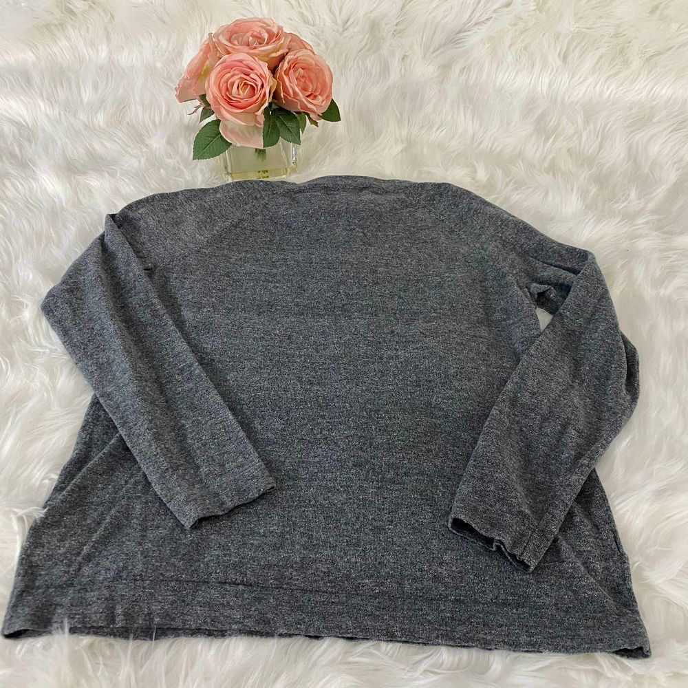 Loft Embellishments gray Sweater Size MP - Picture 5 of 5